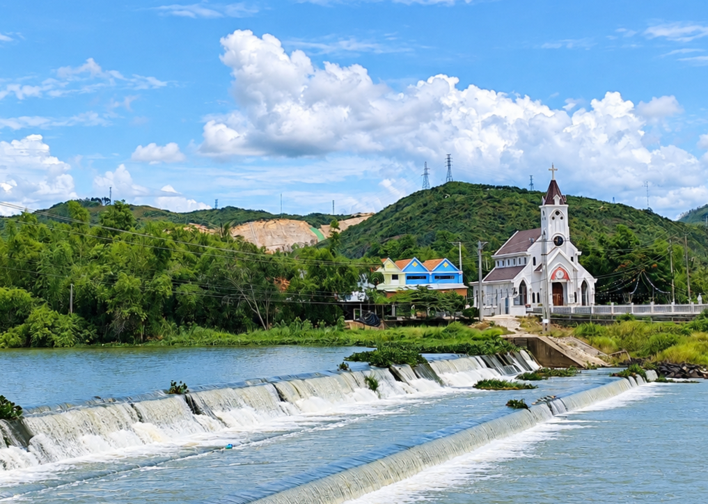 Nhà thờ bên đập nước
